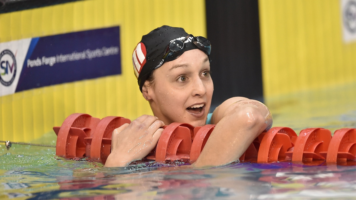 Chloe Golding wins 200m Backstroke title on day four Chloe Golding wins 200m Backstroke title on day four