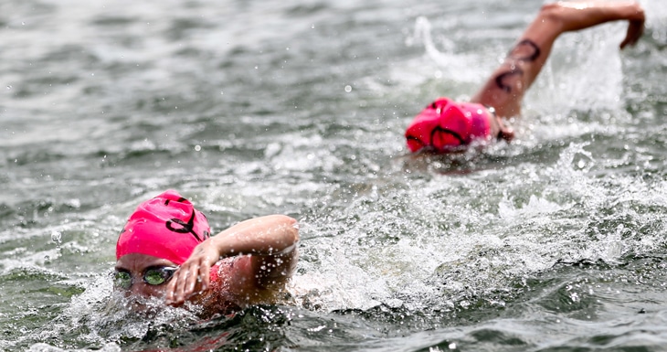 Open water swimming races Open water swimming races