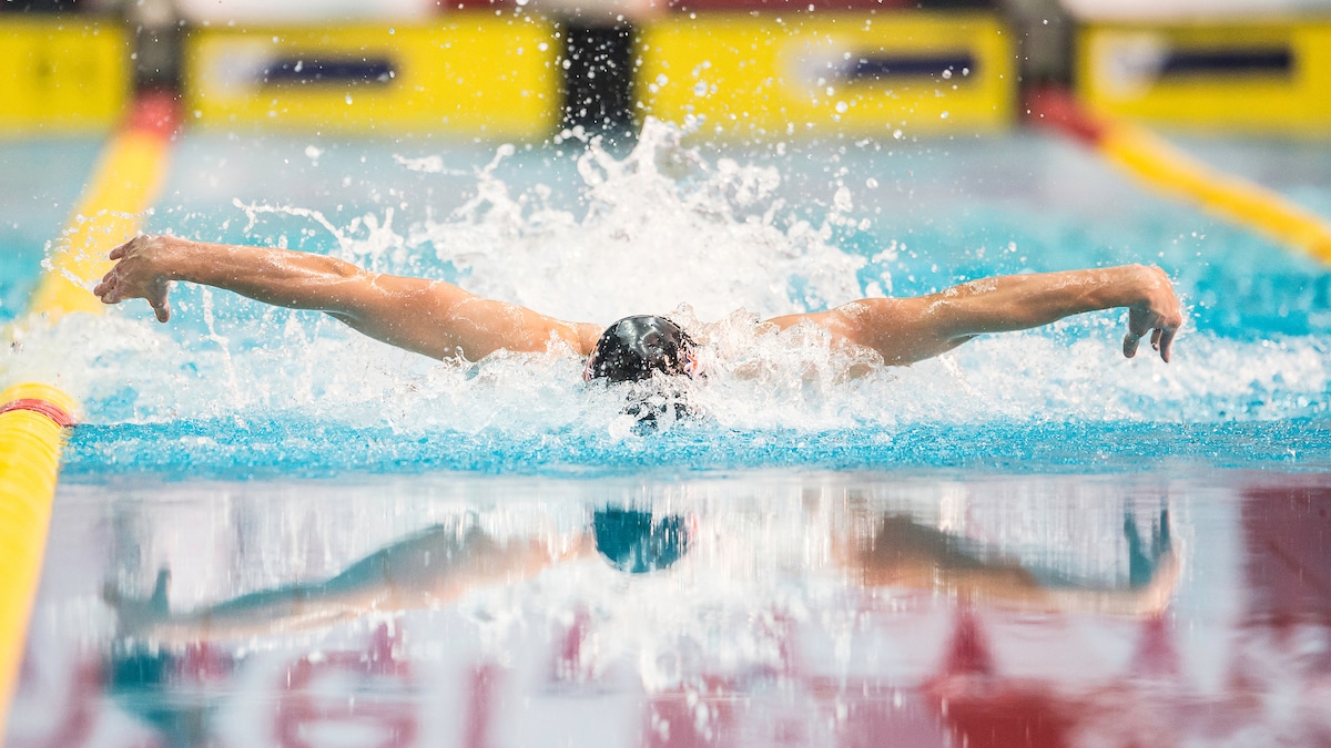 Jacob Peters shows promise in 100m Fly heats Jacob Peters shows promise in 100m Fly heats