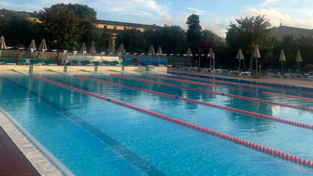 DiSE swimmers enjoying pre-summer nationals training camp in Tuscany