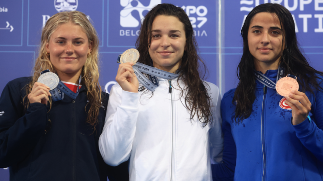 Fleur Lewis hits distance double at European Championships